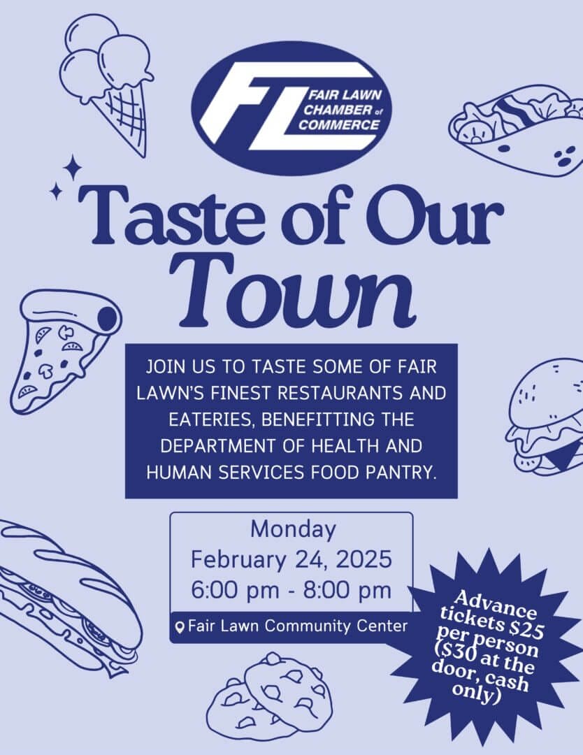 Taste of Our Town 2025 Fair Lawn Chamber of Commerce in Fair Lawn